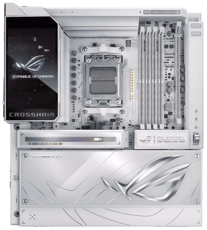Lozoyuela Gaming - Montaje Placa Base ASUS ROG CROSSHAIR X870E GLACIAL Lozoyuela